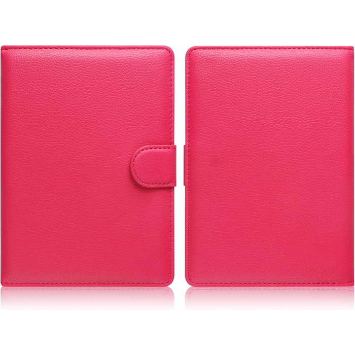 Чохол для електронного читача 6-7 дюймів: Pocketbook, Tolino, Sony, Kindle, Kobo. Шкіряний чохол, зелений (рожевий)