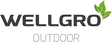 WELLGRO Standaschenbecher з нержавіючої сталі 2в1 для вулиці: попільничка та сміттєвий бак сірого кольору. Великий попільничник для тераси, входу та комерційних приміщень, стійкий до погодних умов.