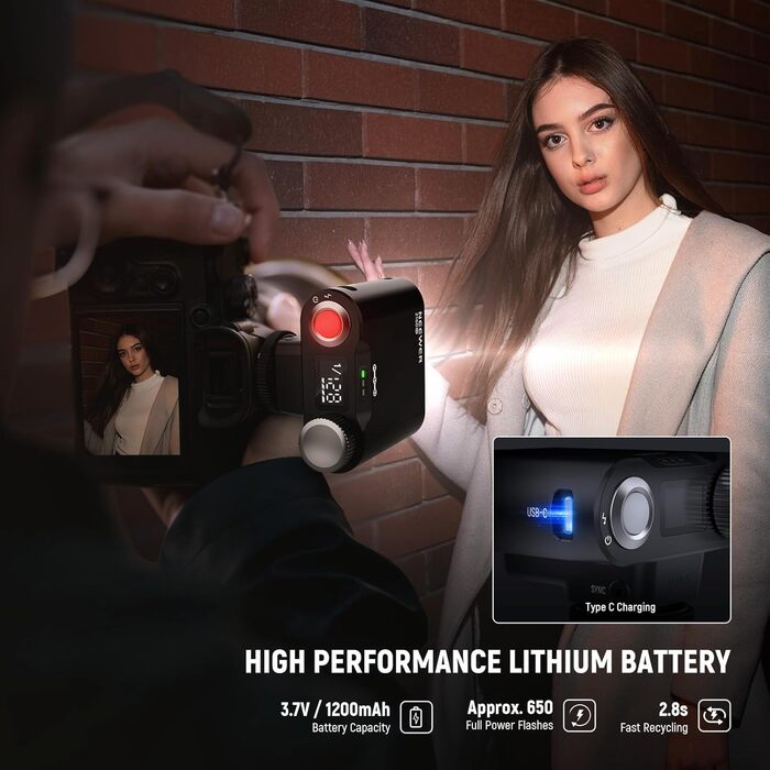 Спалах для камери NEEWER Z160 SE - сумісний зі Canon, Nikon, Panasonic, Olympus, Pentax та іншими DSLR та цифровими камерами