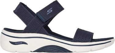 Сандалі Skechers Go Walk Arch Fit 2.0 Annie Navy текстильні, 38 EU - Комфортні жіночі сандалі зі підтримкою стопи