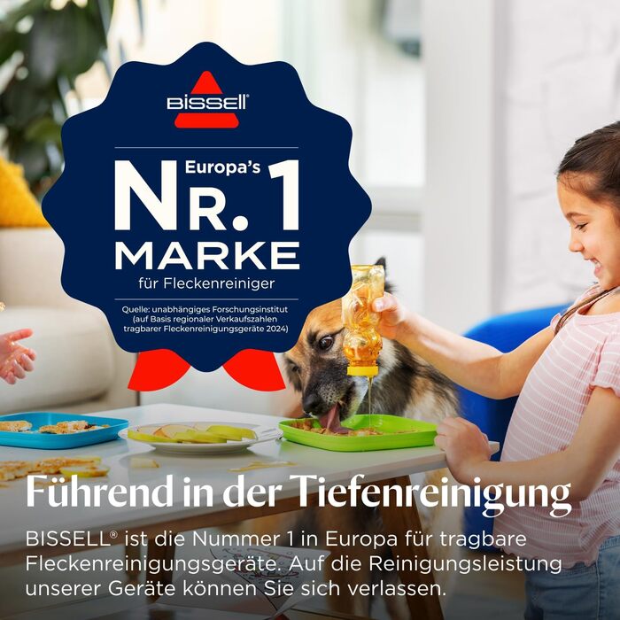 BISSELL SpotClean ProHeat Advanced: Професійний мийник килимів та м'яких меблів, 1125W, з кабелем, 3924N