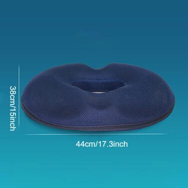 Portable Foam Orthopedic Hemorrhoid Seat Cushion, Ergonomic Seat Cushion for Hemorrhoids and Prostate, Pain-Relieving, Toilet Seat Cushion Massage Cushion (Male)