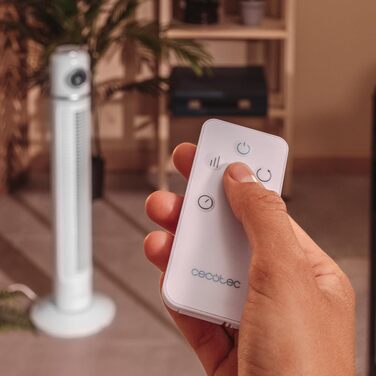 Вентилятор Cecotec EnergySilence 1090 Skyline Retro Smart Green - 81 см, 40 Вт, LED дисплей, керування та пульт, 3 швидкості, 3 режими, таймер 12 годин, осциляція 72º, зелений