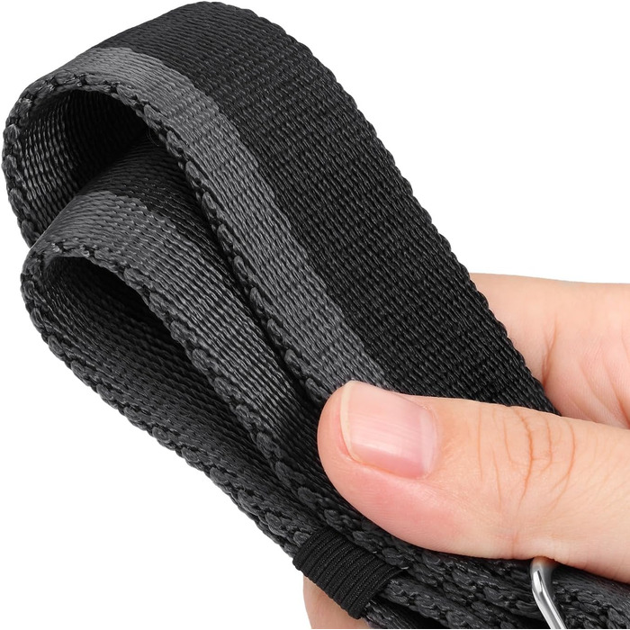 Нашийник для собак середніх та великих порід Martingale 4 см, міцний, регульований, двоколірний (чорний та сірий)