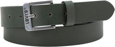 Чоловічий шкіряний ремінь Levi's Free, темно-зелений (1 шт.)