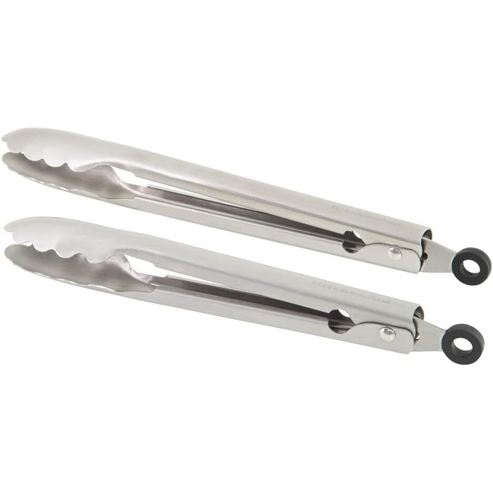 KitchenAid Universal Kitchen Tongs, Stainless Steel, 2-Piece
