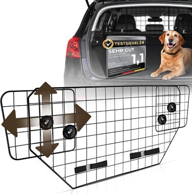 Сітка для собак у багажник авто | Якісна та міцна перегородка для багажника | Перегородка для багажника