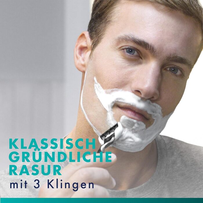 Смінні касети для бритви Gillette Mach 3 для чоловіків, сині, 20 шт