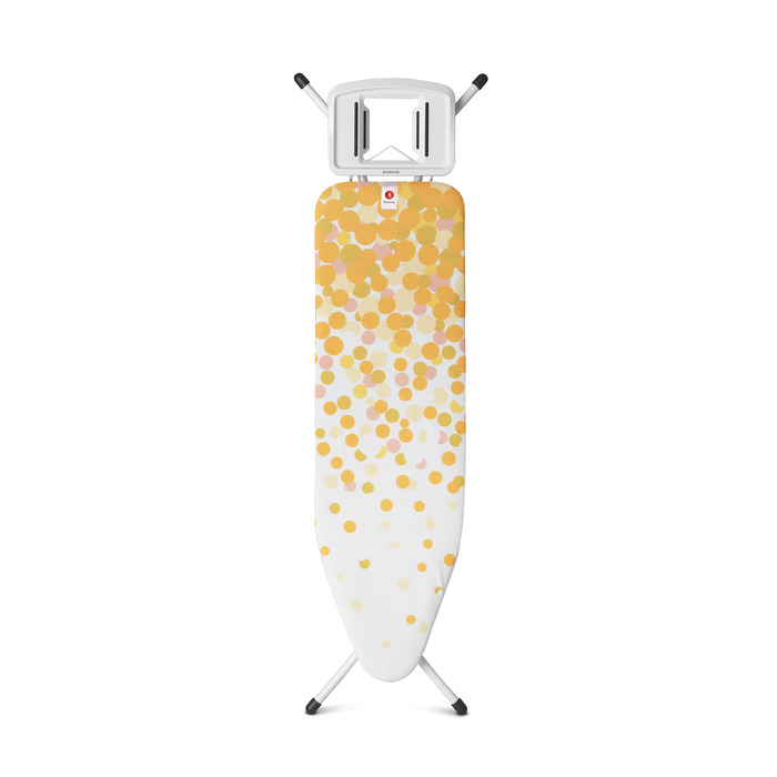 Гладильна дошка Brabantia Bügelbrett B для парогенераторів, 124 x 38 см, металевий стійкий каркас, регульована висота