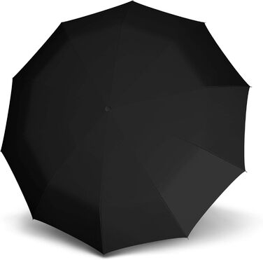 Doppler Parasol Carbon Steel Long Automatic Black – Large Canopy – Robust Frame