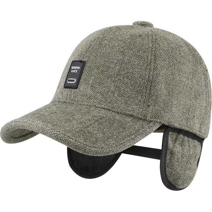 Кепка CLAPE з відворотками, повна кепка для чоловіків, спортивна кепка, стиль Old School, Dad Hat, в'язана кепка, зима/осінь/весна, універсальний розмір