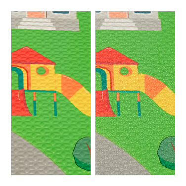 Relaxdays Puzzle Mat Road