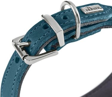 Нашийник для собак HUNTER Malta, Маджента, з м'якої повном'якої шкіри, ручної роботи, Made in Germany, розмір 37