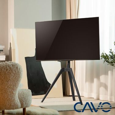 Настінне кріплення для телевізора CAVO Motion 32-70 дюймів, до 45 кг, VESA 400x400, поворотне, чорне
