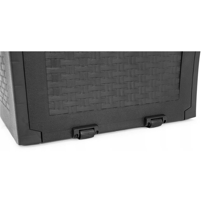 Садова скриня KETER Samoa Rattan Box 270 л, антрацит