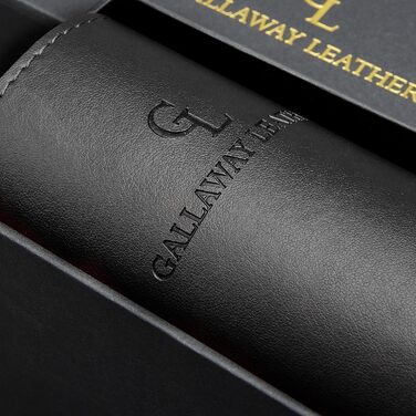 Підкладка для столу Gallaway з натуральної шкіри, 91,5x43 см (Чорний)