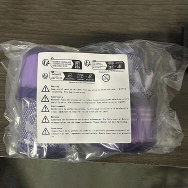 Набір фільтрів для пилососа Dyson V15 SV14 DV17 SV22 та V12 (4 шт.) — смінні HEPA-фільтри для акумуляторного пилососа