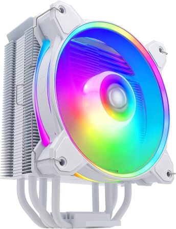 Cooler Master Hyper 212 Halo White - Кулер для CPU з RGB підсвічуванням, чорний, LGA1700/AM5