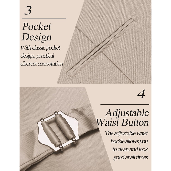 Кожаний жилет чоловічий COOFANDY - стильний західний жилет, V-подібний виріз, 3XL, кольору шампань