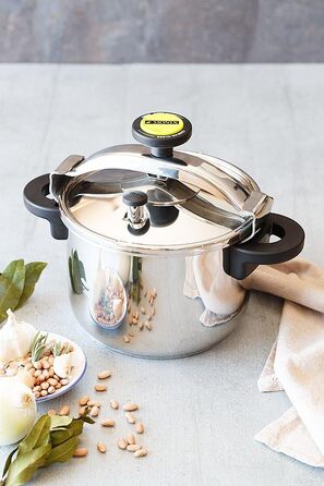 Monix Classica Pressure Cooker 8L, Stainless Steel 8 Liter