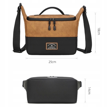 Сумка для фотографа Puluz Crossbody, коричнева