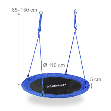 Relaxdays Nest Swing 110 cm