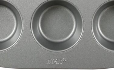 Форма для мафінів з антипригарним покриттям PME, 24 отвори, карбонова сталь, 37.3 x 26.1 x 3.1 см