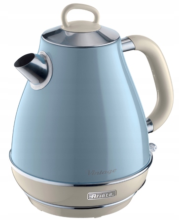 Електричний чайник Ariete 2869/05 Vintage, 2000 Вт, 1.7 л, Блакитний