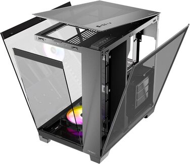 Корпус для ПК GEH Antec C8 Wood Full Tower чорний (ARGB)