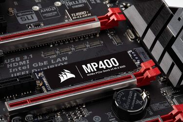 SSD Corsair MP600 CORE XT 2TB M.2 PCIe Gen4 NVMe – Швидкість до 5900 МБ/с, QLC NAND, для ноутбуків та ПК
