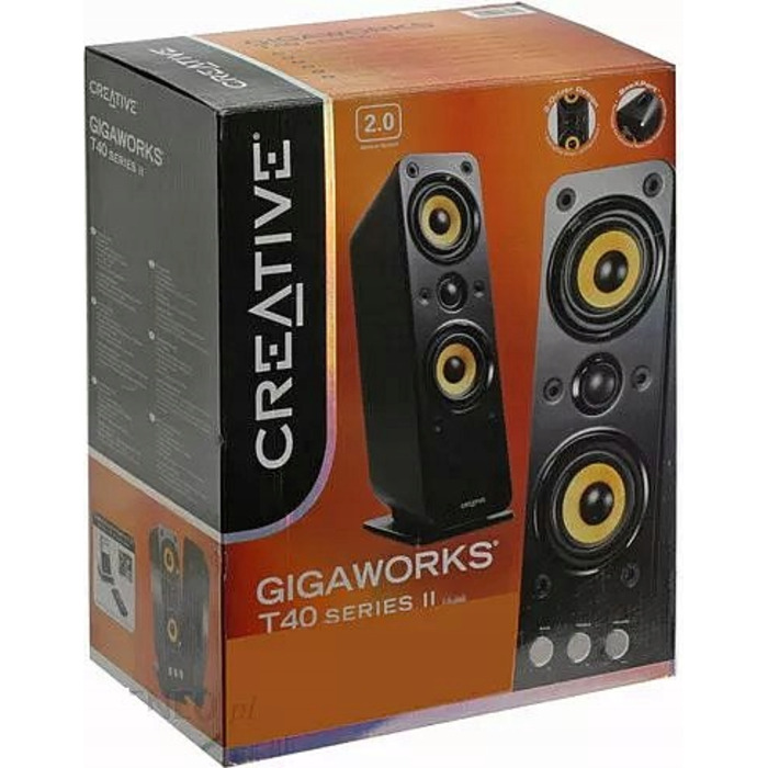 Комплект акустичних систем 2.0 Creative GigaWorks T40 II HiFi 32 Вт, чорний