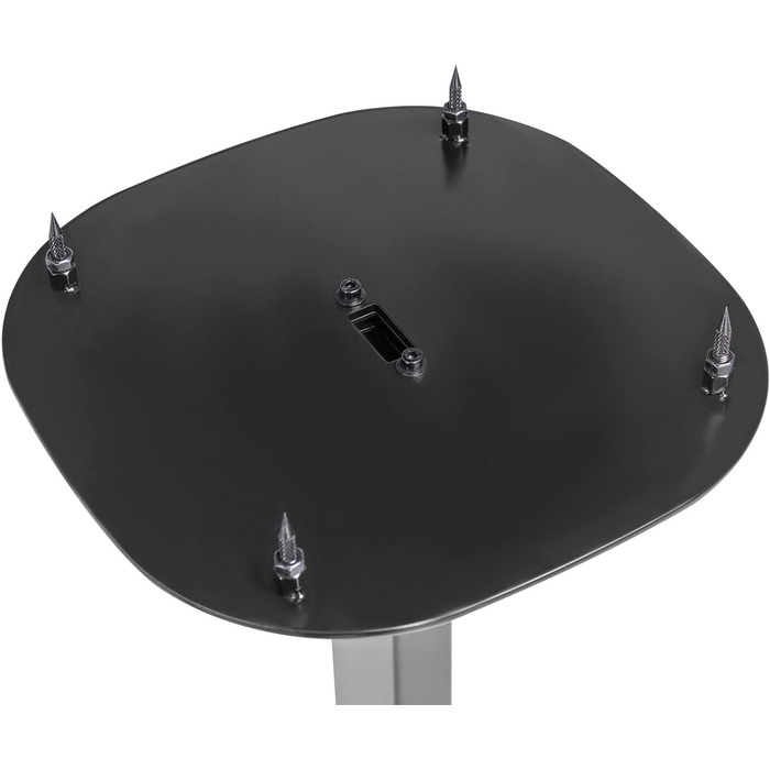 Підставки для колонок (2 шт.) - чорні, максимальне навантаження 10 кг, регульована висота 727-1171 мм