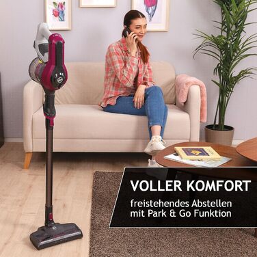 Бездротовий пилосос Hoover HF110H Pet: акумуляторний, без мішка, для дому та тварин, LED-підсвітка, XL-контейнер