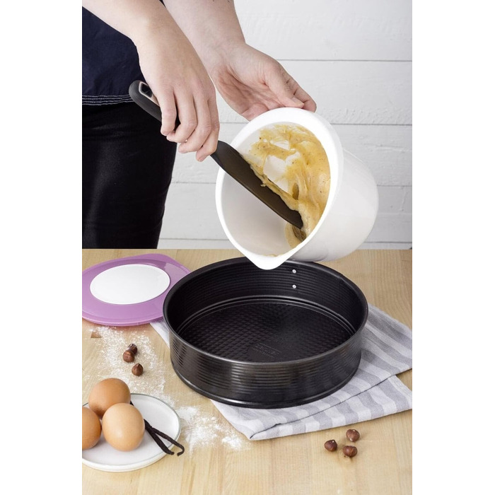 Форма для випічки Zenker Springform Perfect Black 26 см – антипригарна, сталь, витримує +230°C, Німеччина