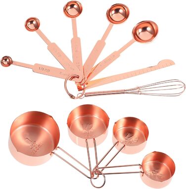 Baking Measuring Cups Measuring Spoons Cooking Spoon Milk Coffee Measuring Baking Utensils Measuring Spoons - Cups Measuring Utensils Tablespoon Measuring Spoons Mini 430 Stainless Steel Whisk