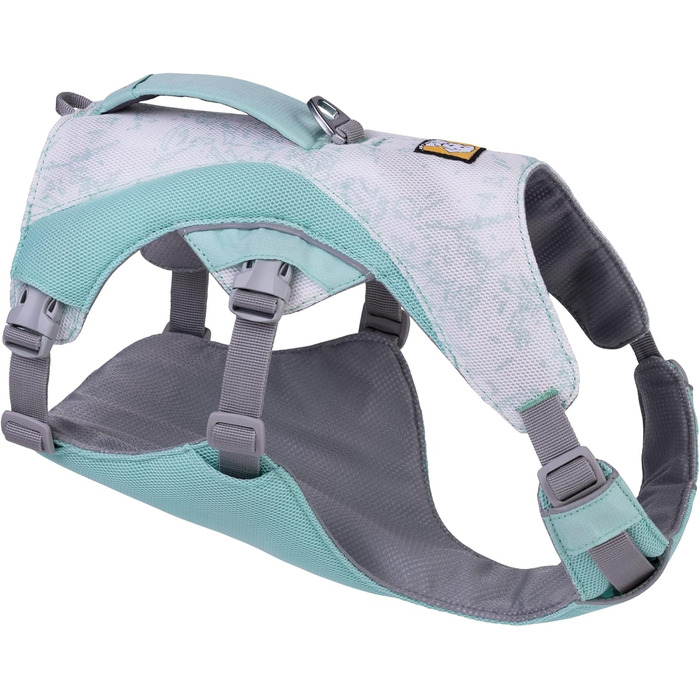 RUFFWEAR Swamp Cooler Dog Harness and Handle, Lightweight Running Gear Keeps Pets Cool in Hot Weather, Adjustable, Strong, and Cooling, 2 Leash Ports, (Large/XL, 81-107cm) (Sage Green, X-Small)