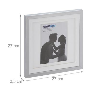 Relaxdays 25x25 cm Picture Frames, 2-Pack
