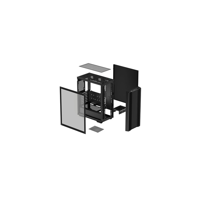 Корпус Deepcool CC560 V2 Limited Midi Tower, чорний