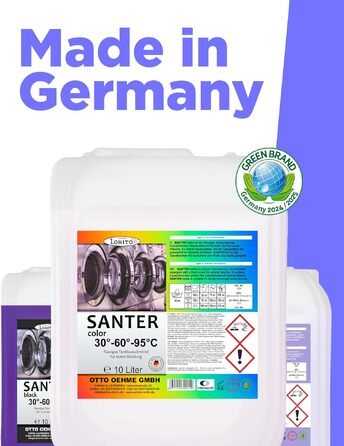 Рідкий засіб для прання кольорових речей Lorito Santer Color, 10 л