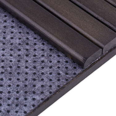 Relaxdays Bamboo Sofa Table - Dark Brown