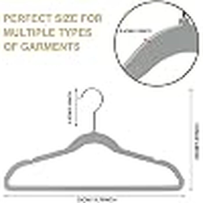 Дитячі пластикові вішалки для одягу Quality Hangers, компактні плечики з поворотним гачком для сорочок та суконь, сірі, 35 см (30 шт)