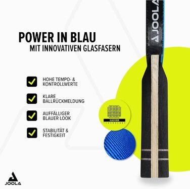 Стіл тенісний набір JOOLA Infinity ITTF, професійний карбоновий набір для досвідчених гравців, високотехнологічне волокно, 7-шарове лезо (склополімер)