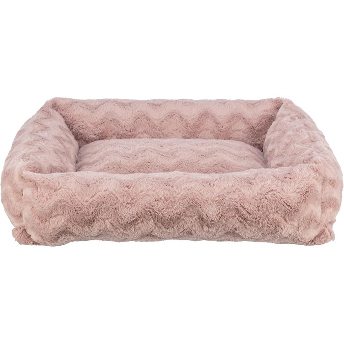Ортопедичне собаче ліжко TRIXIE Vital Loki, рожевий, 65 x 50 см - м'яке ліжко з Memory Foam для собак, захищає суглоби