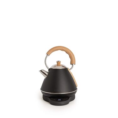 Електричний чайник RETRO PRO з регулюванням температури, 1 л, автоматичне відключення, швидке кип'ятіння, чорний