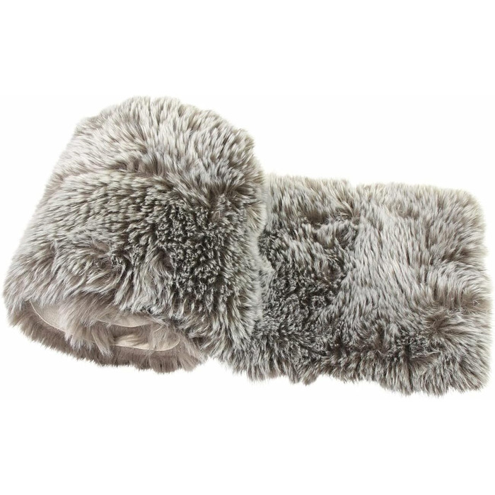 Faux Fur Table Runners, Table Toppers, Centerpieces (beige-brown, 30x120 cm)