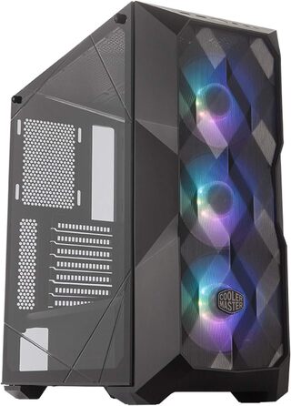 Корпус для ПК Cooler Master MasterBox TD500 Mesh, 3 ARGB вентилятори 120 мм, загартоване скло, білий