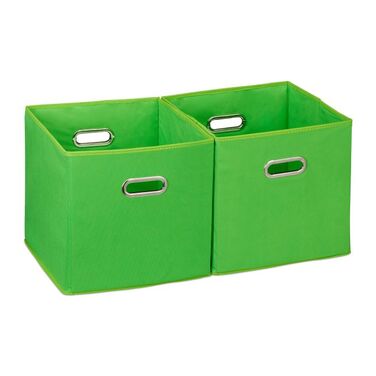 Relaxdays Fabric Storage Boxes - Set of 2