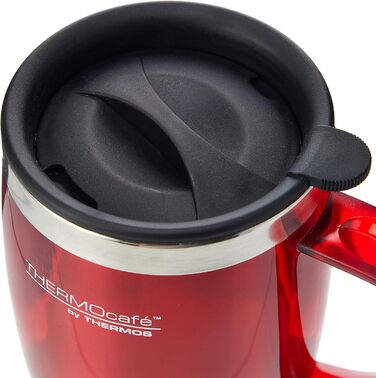 Термос ThermoCafé Transluzente Schreibtischbecher, червоний, 450 мл - 1 шт.