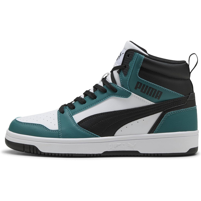 Кросівки Puma Rebound V6 Unisex (44.5 EU) – Emerald Ice, Чорний, Білий, Зелений