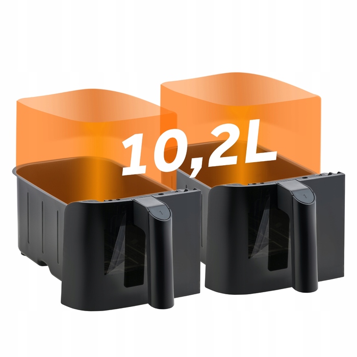 Аерофритюрниця Berdsen BD-657 1700W, двокамерна, 10,2 л